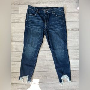 AE Next Level Stretch Jeans - Dark Wash Size 18